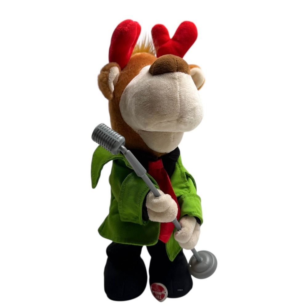 Sound N' Light Animated Christmas Reindeer Sings Uptown Funk SEE VIDEO